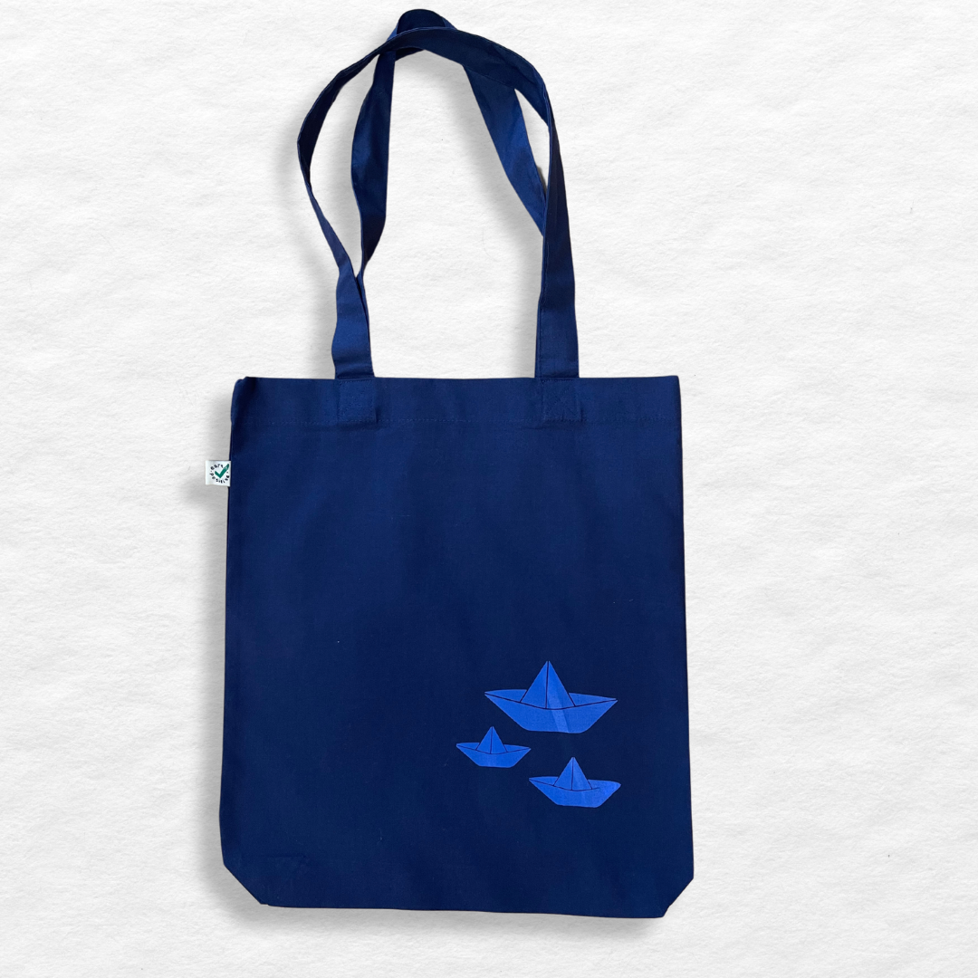 Totebag "Papierschiffe"